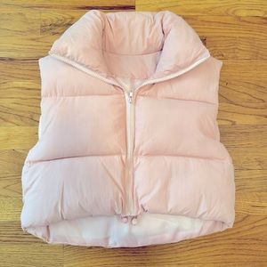 Cropped Puffer Vest